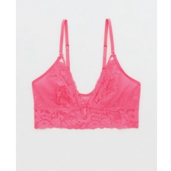 aerie Other - NWT Aerie Neon Pink Lace Bra